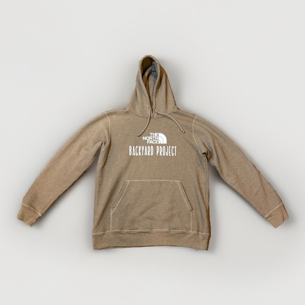 The North Face Mens Hoodie Sweatshirt Backyard Project Large Brown